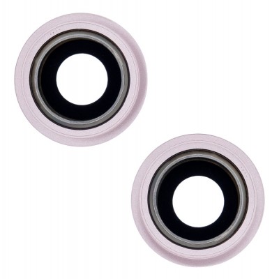 Camera Lens Glass With Frame For Apple Iphone 13 Mini White By - Maxbhi Com