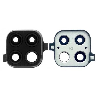 Camera Lens Glass With Frame For Huawei P40 Lite Black By - Maxbhi Com