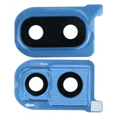 Camera Lens Glass With Frame For Samsung Galaxy A40 Blue By - Maxbhi Com