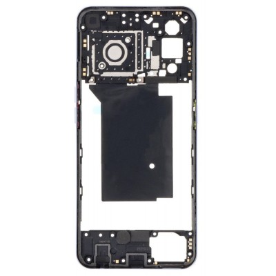 Middle Frame Ring Only For Realme Gt 5g Silver By - Maxbhi Com