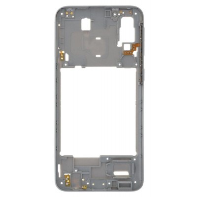 Middle Frame Ring Only For Samsung Galaxy A40 White By - Maxbhi Com