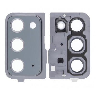 Camera Lens Glass With Frame For Samsung Galaxy Note 20 Black By - Maxbhi Com