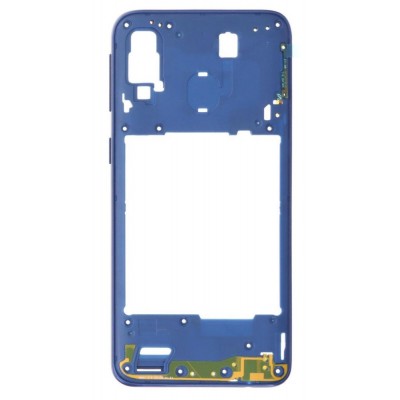Middle Frame Ring Only For Samsung Galaxy A40 Blue By - Maxbhi Com
