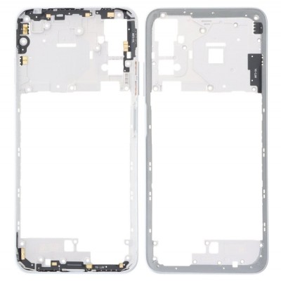 Middle Frame Ring Only For Xiaomi Redmi Note 10 5g Silver By - Maxbhi Com