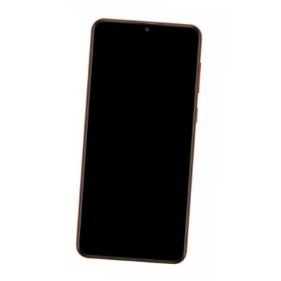 Camera Lens Glass with Frame for Samsung Galaxy A02 Black