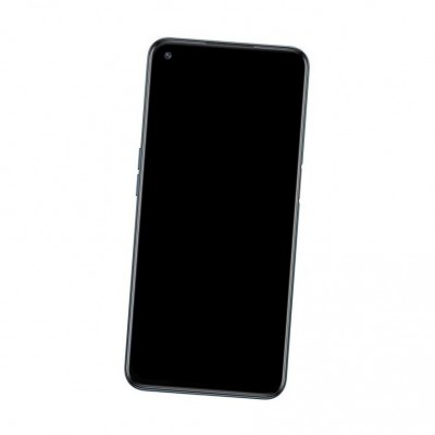 Camera Lens Glass with Frame for OnePlus Nord N200 5G Black