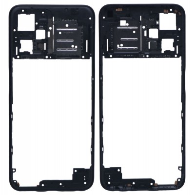 Middle Frame Ring Only For Realme 9 Black By - Maxbhi Com