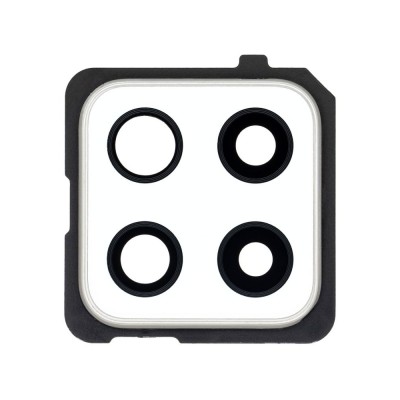Camera Lens Glass With Frame For Samsung Galaxy A42 5g White By - Maxbhi Com