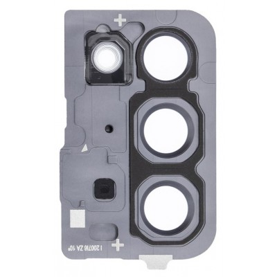 Camera Lens Glass With Frame For Samsung Galaxy Note 20 5g Grey By - Maxbhi Com