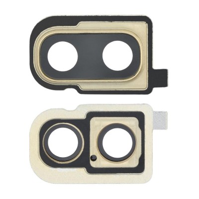 Camera Lens Glass With Frame For Samsung Galaxy Z Flip Gold By - Maxbhi Com