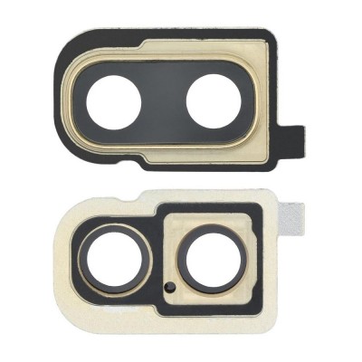 Camera Lens Glass With Frame For Samsung Galaxy Z Flip White By - Maxbhi Com