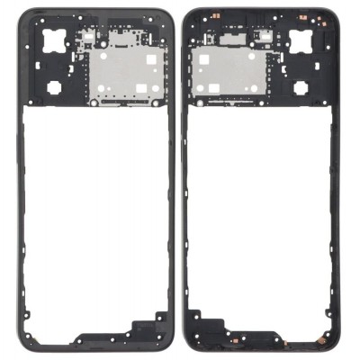 Middle Frame Ring Only For Oppo A57 4g 2022 Black By - Maxbhi Com