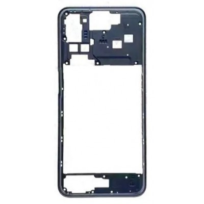 Middle Frame Ring Only For Oppo A92 Black By - Maxbhi Com