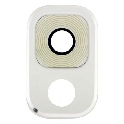 Camera Lens Glass With Frame For Samsung Galaxy Note 3 White By - Maxbhi Com