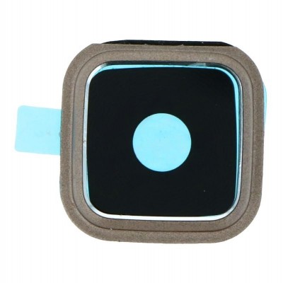 Camera Lens Glass With Frame For Samsung Galaxy Note 4 Gold By - Maxbhi Com