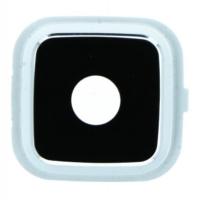 Camera Lens Glass With Frame For Samsung Galaxy Note 4 White By - Maxbhi Com