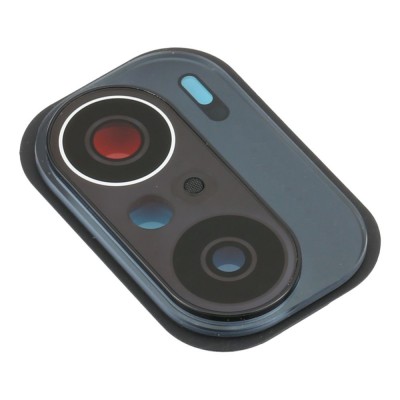 Camera Lens Glass With Frame For Xiaomi Redmi K40 Black By - Maxbhi Com