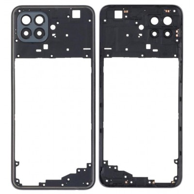 Middle Frame Ring Only For Oppo A93 Black By - Maxbhi Com