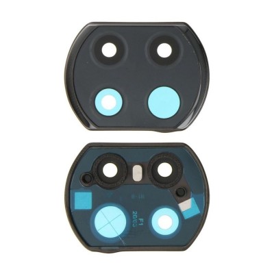 Camera Lens Glass with Frame for Xiaomi Redmi Note 9T White
