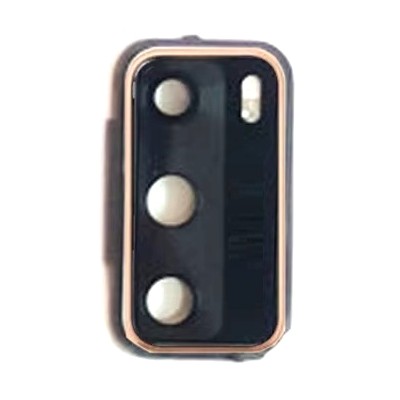 Camera Lens Glass With Frame For Huawei P40 Gold By - Maxbhi Com