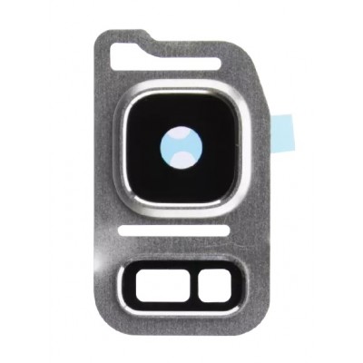Camera Lens Glass With Frame For Samsung Galaxy Note 7 White By - Maxbhi Com