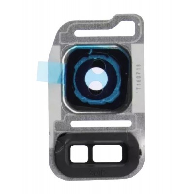 Camera Lens Glass With Frame For Samsung Galaxy Note 7 White By - Maxbhi Com