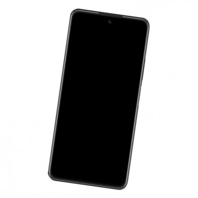 Camera Lens Glass with Frame for Huawei P smart 2021 Black