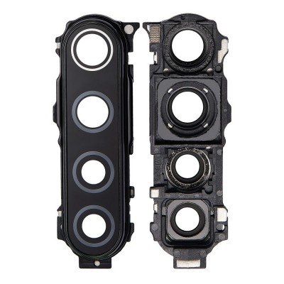 Camera Lens Glass with Frame for Xiaomi Redmi Note 8T Black