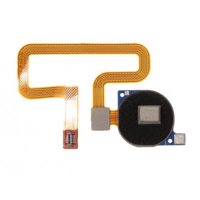 Fingerprint Sensor Flex Cable For Huawei Y9 2018 Blue By - Maxbhi Com