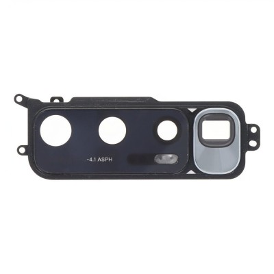 Camera Lens Glass With Frame For Xiaomi Mi 10 Ultra Black By - Maxbhi Com