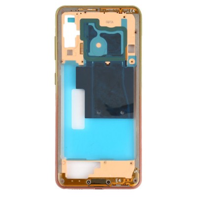 Middle Frame Ring Only For Samsung Galaxy A60 Pink By - Maxbhi Com