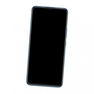 Camera Lens Glass with Frame for Vivo Y01 Blue
