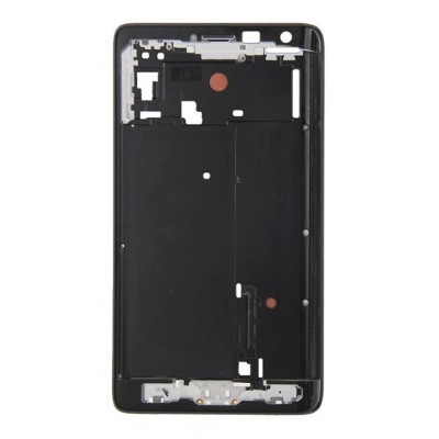 Lcd Frame Middle Chassis For Samsung Galaxy Note Edge Black By - Maxbhi Com