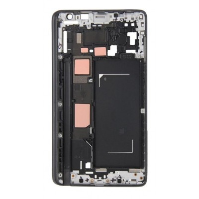 Lcd Frame Middle Chassis For Samsung Galaxy Note Edge Black By - Maxbhi Com