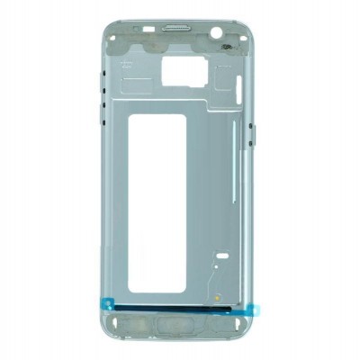 Lcd Frame Middle Chassis For Samsung Galaxy S7 Edge Cdma White By - Maxbhi Com
