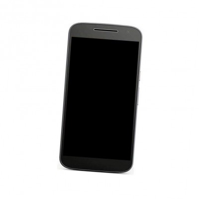 Camera Lens Glass with Frame for Moto G4 Black