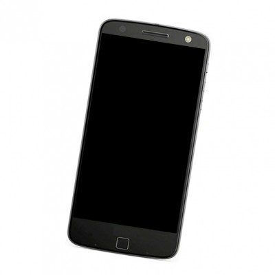 Camera Lens Glass with Frame for Motorola Moto Z Black & Grey