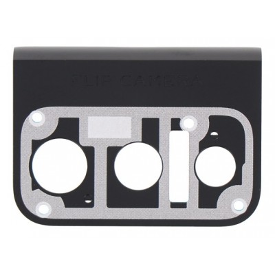 Camera Lens Glass With Frame For Asus Zenfone 7 Pro Zs671ks Black By - Maxbhi Com