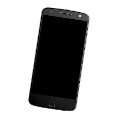 Camera Lens Glass with Frame for Motorola Moto Z Force Black