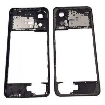 Middle Frame Ring Only For Oppo A78 4g Black By - Maxbhi Com