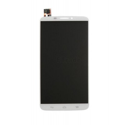 LCD with Touch Screen for Alcatel Hero - White