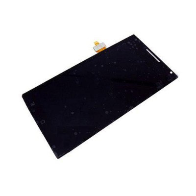 LCD with Touch Screen for Huawei Ascend P1 - Metallic Black