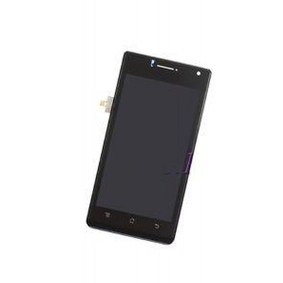 LCD with Touch Screen for Huawei Ascend P1 XL U9200E - Metallic Black