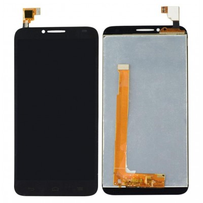 Lcd With Touch Screen For Alcatel One Touch Idol 2 Black By - Maxbhi Com