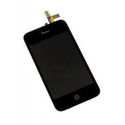 Lcd With Touch Screen For Apple Iphone 3g Black By - Maxbhi.com