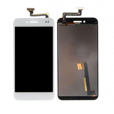 Lcd With Touch Screen For Asus Padfone S White By - Maxbhi Com
