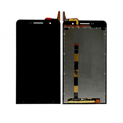 Lcd With Touch Screen For Asus Zenfone 6 A601cg Black By - Maxbhi Com