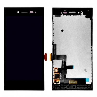 Lcd With Touch Screen For Blackberry Leap Black By - Maxbhi Com