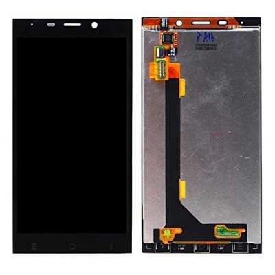 Lcd With Touch Screen For Blu Life Pure Xl L260l Black By - Maxbhi Com