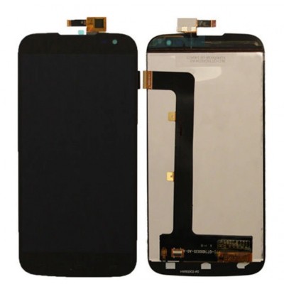 Lcd With Touch Screen For Blu Studio 6 0 Hd D650 Black By - Maxbhi Com